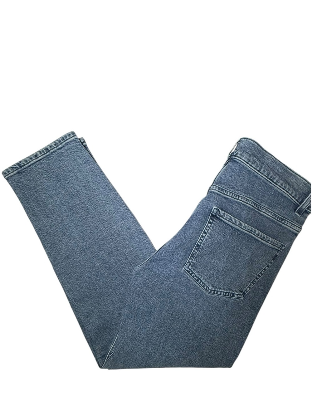 Theory Treeca D High Rise Straight Leg Ankle Jeans 26 Medium Wash